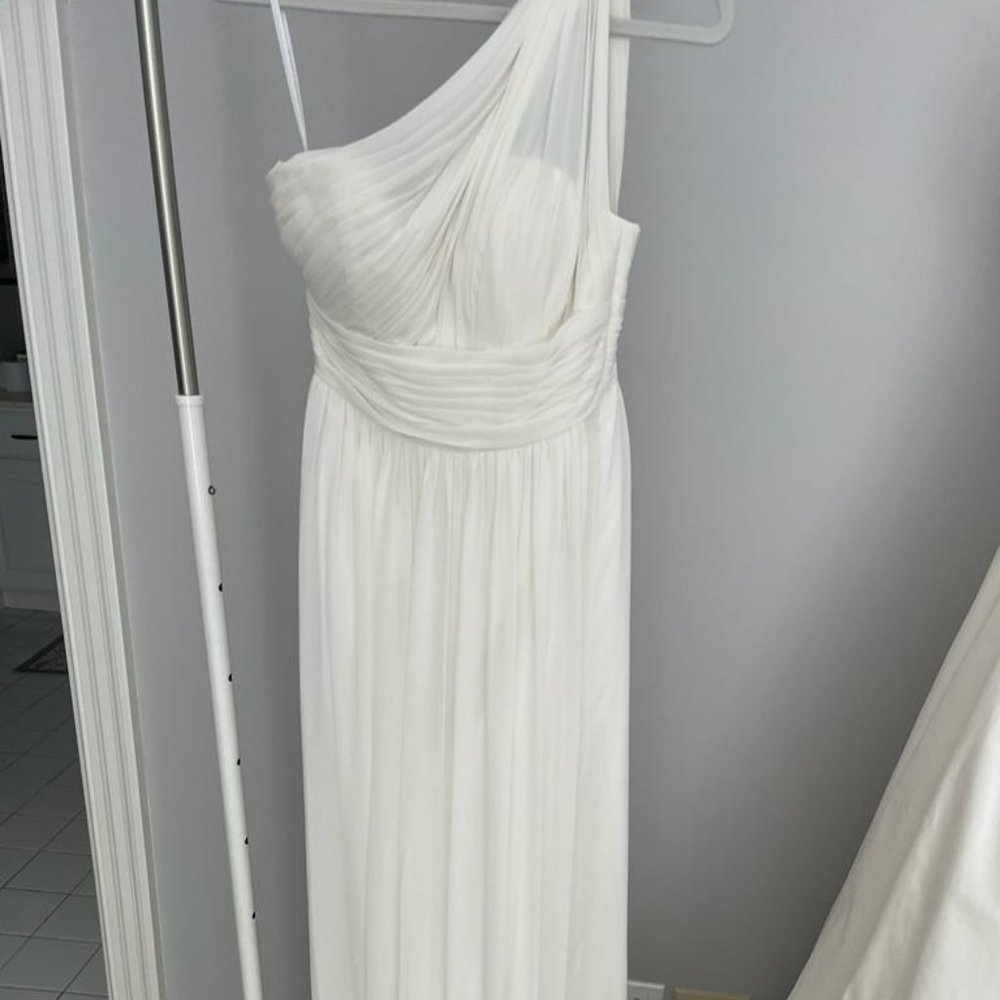 Waters & Waters "Tamara" Bridesmaids dress in "Candelight"
